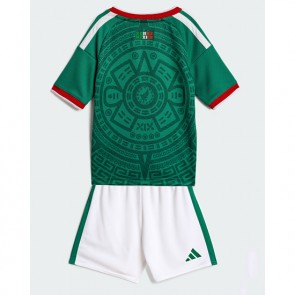 Mexico Hjemmebanetrøje Børn VM 2026 Kortærmet (+ Korte bukser)
